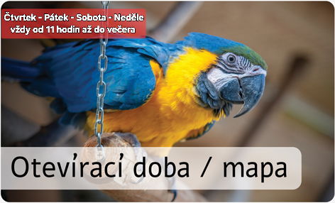 Otevírací doba a mapa