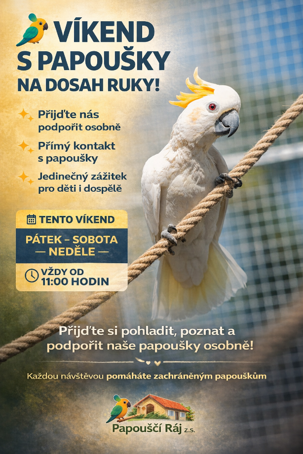 Víkend s papousky