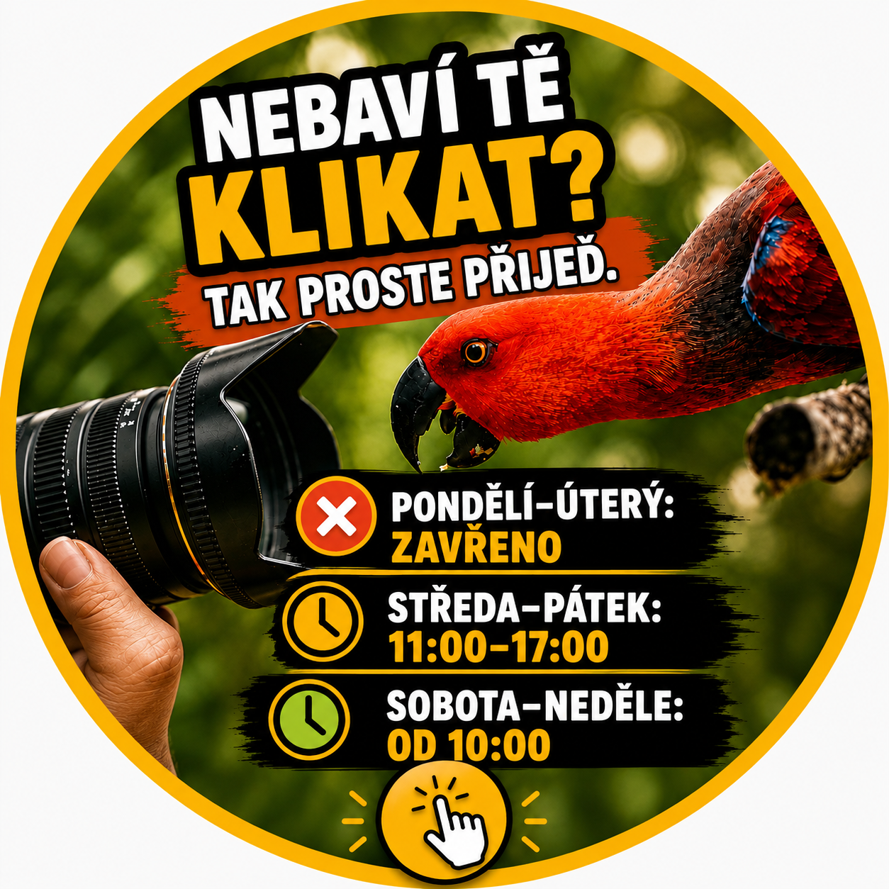 NEKLIKEJ A PRIJED NA PAPOUSKY