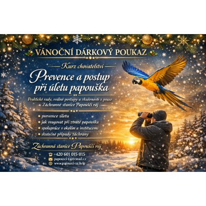 Obecné školení odchyt papouška