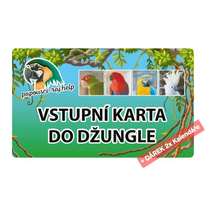 3x DŽUNGLE do Papouškova