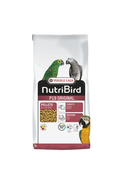 VERSELE-LAGA NutriBird P19 Originál granule pro papoušky 3 kg  rozváženo z originálního balení