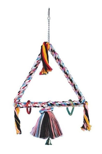 Nobby barevný velký triangl pro papoušky 3 x 45cm