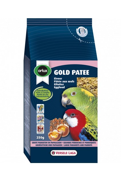 VERSELE-LAGA Gold Patee Big Parrots 1 kg (vaječné krmivo Gold Patee)  NOVINKA