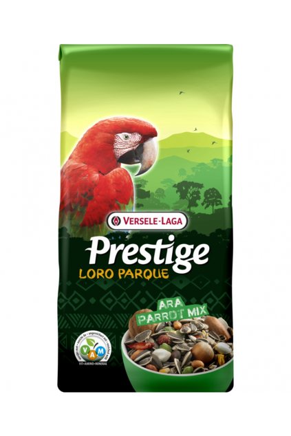VERSELE-LAGA Prestige Loro Parque Ara Parrot Mix 3 Kg (krmivo pro ary a jiné velké papoušky)  rozváženo z originálního balení