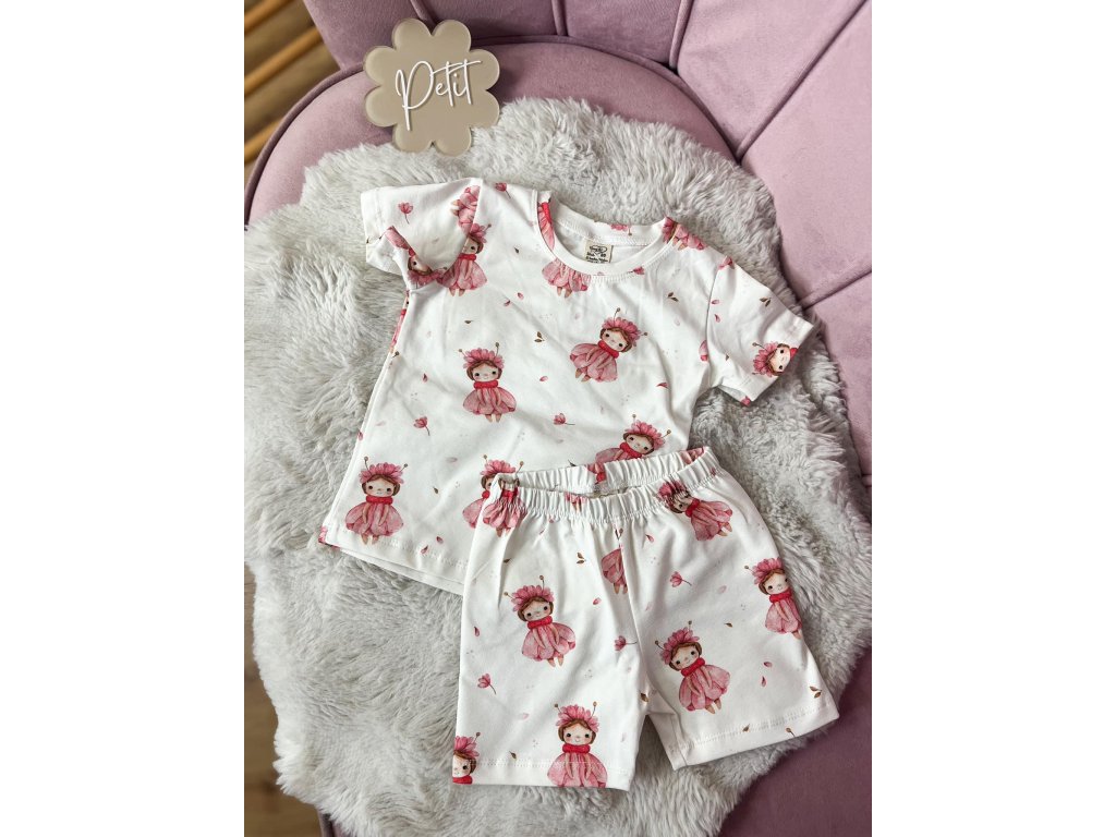 Letné pyžamká pre dievčatká víly