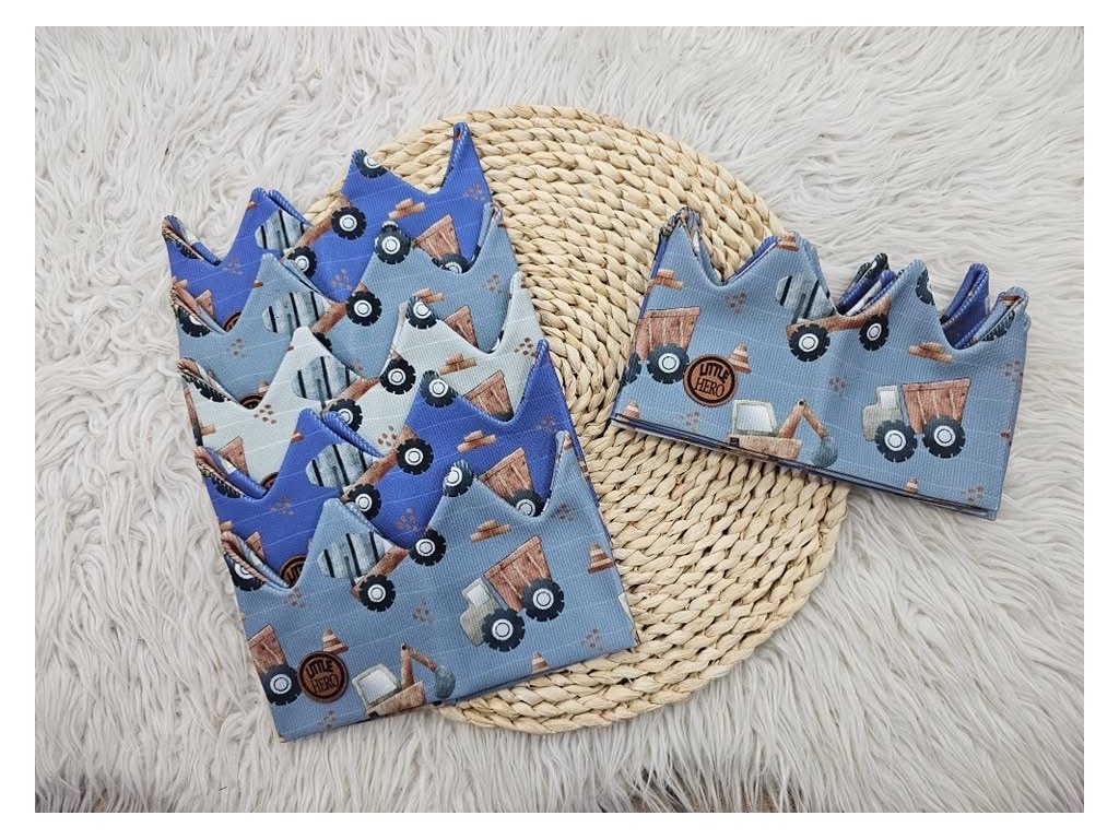 Bavlnené korunky pre chlapcov nákladné autíčka