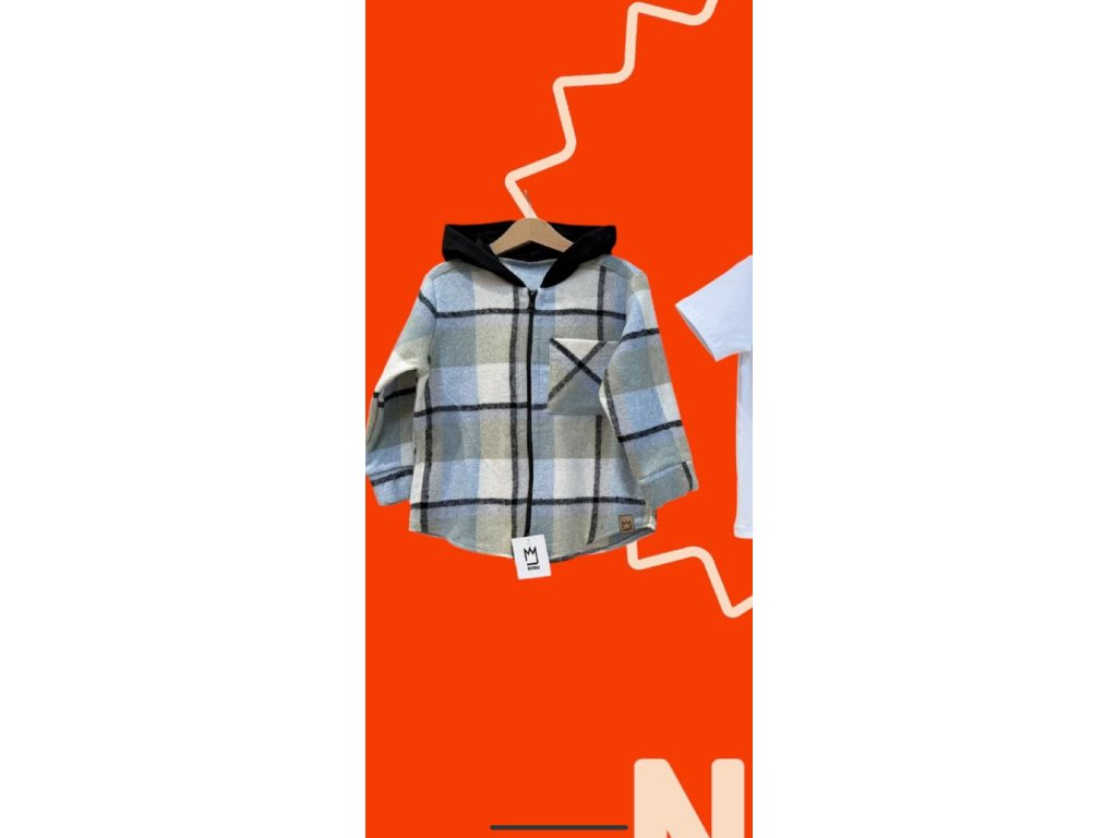 Prechodná mikino-bundička - svetlá modrá MIMI