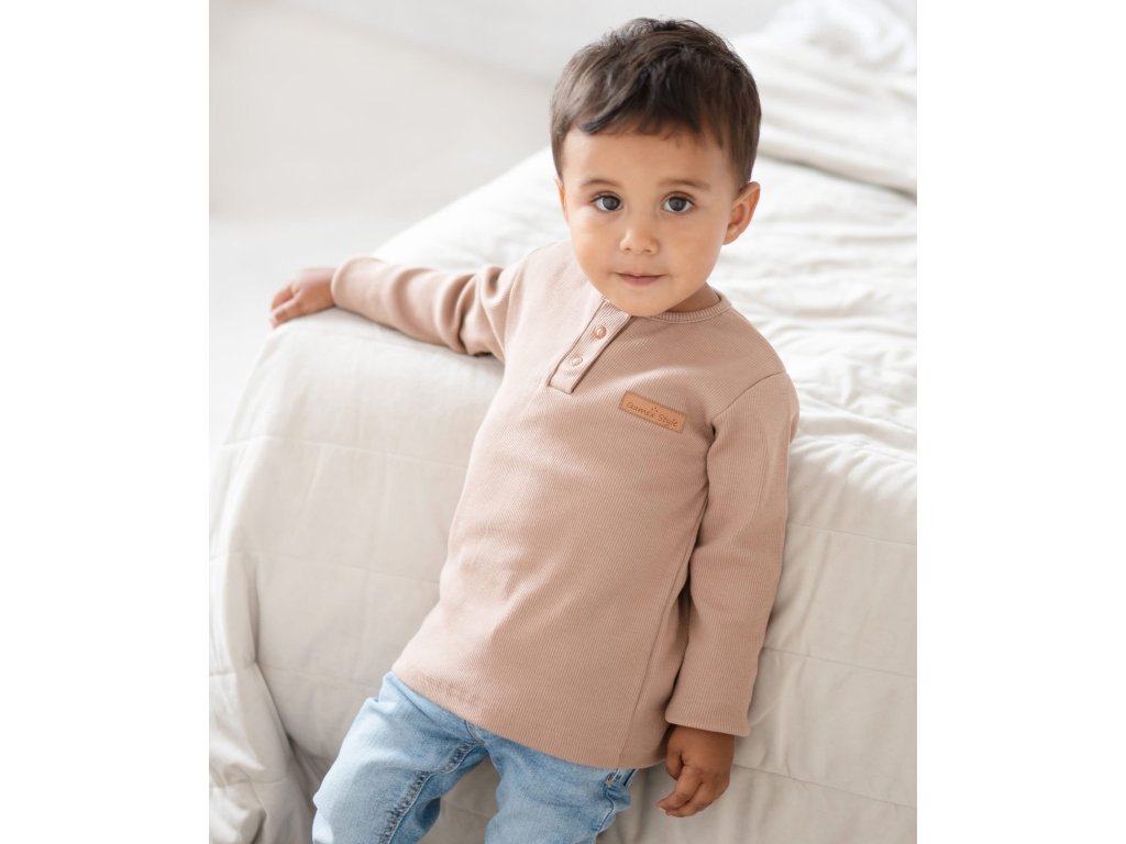 Rebrované náteníky béžová