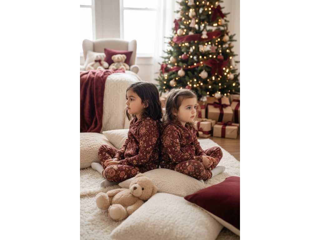 Christmas MINI edition mikinka na zips drak red