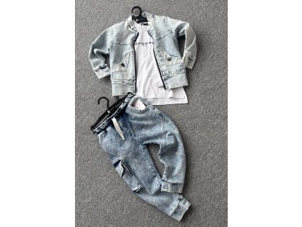 Chlapčenská riflová bundička – denim® style bundička svetlomodrá (92–158)