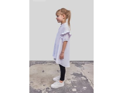 Ľahučká predĺžená košeľa Mash mnie biela