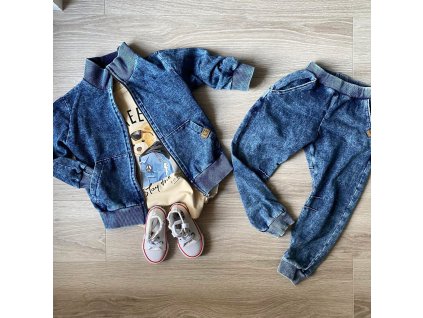 Štýlová súprava jeans vzhľad