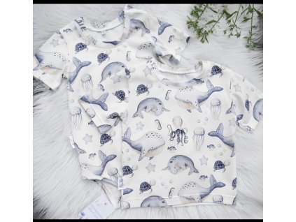 Morská lagúna handmade tričká