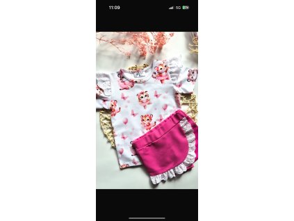 Tričká pre dievčatká tancujúce tigríky