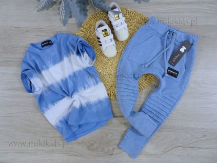 Despacito tričko batikové blue - spraný matriál