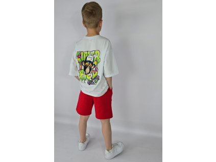 Biele tričko pre chlapcov MONKEY