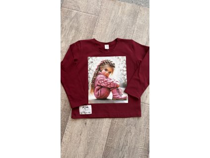 Bulgury tričko s  dievčatkom
