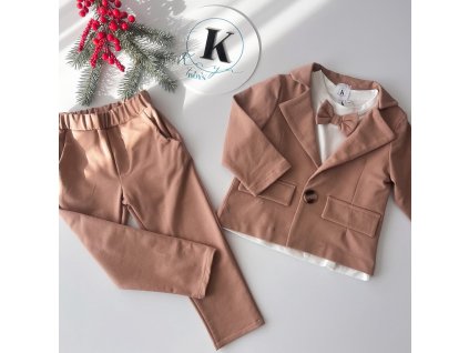 Elegantný béžový 3 - komplet