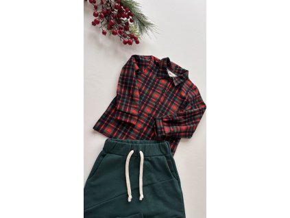 Káro košeľa pre chlapcov