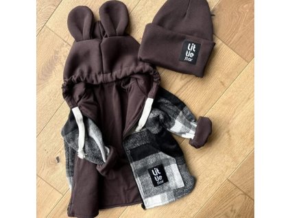 Káro-bundička s uškami Little star čokoládová