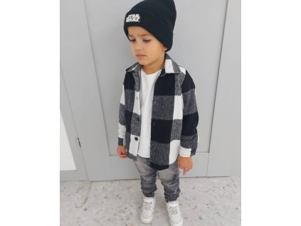 Teplákové rifľové nohavice - sivé