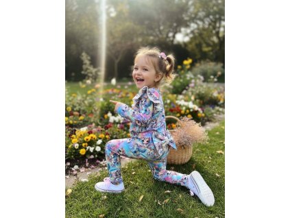 Unicorn tričko pre dievčatká s čipkou NOVINKA