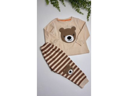 Pyžamko pre chlapcov s 3D medvedíkom