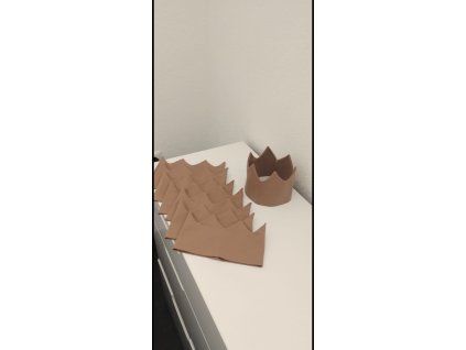 Bavlnená korunka béžová