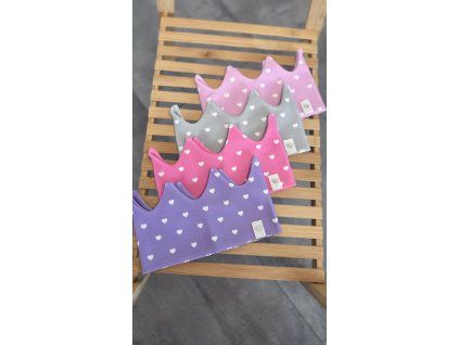 Korunka - srdiečka v 3 farbách