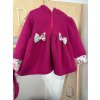 Zajko kabátik fuksia ružová