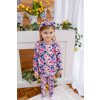Komplet pre dievčatká Helen - Modrá záhrada
