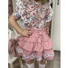 Tričká zajačiky s luxusnou čipkou handmade
