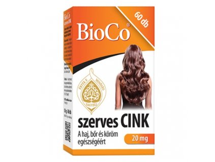 Vitamin BIOCO Szerves Cink 60 darab i711469