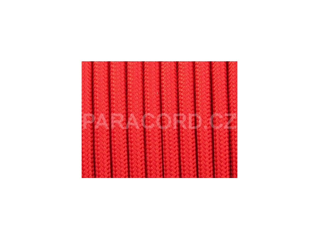TYP IV. Paracord 750 - červená