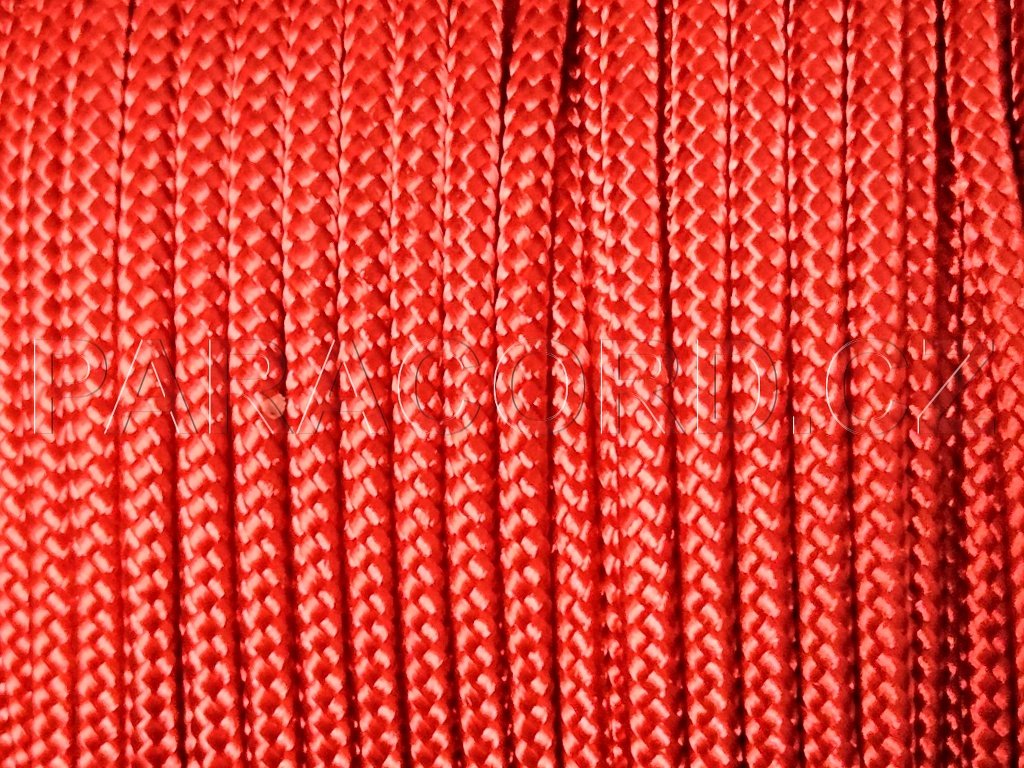 TYP II. Paracord 425 - červená