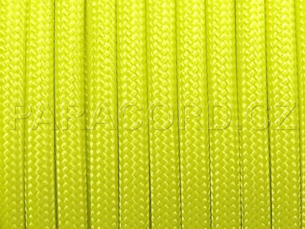 TYP IV. Paracord 750 - neon žlutá