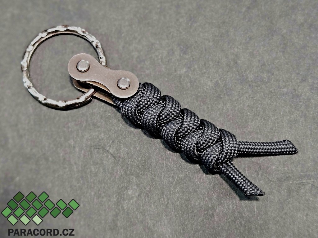 paracord klíčenka cyklista řetěz kolo (6)