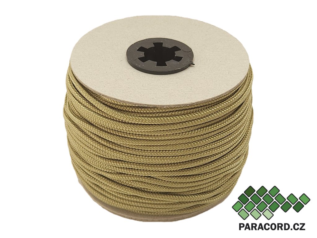 PARACORD 425 TYP 2 TYP II ŠPULKA 50M zelenohnědá