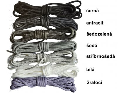 Paracord 550 - šedozelená