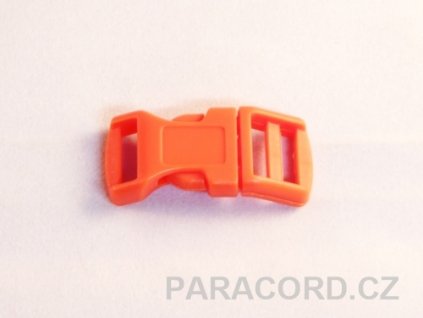 spona trojzubec - oranžová (13mm)