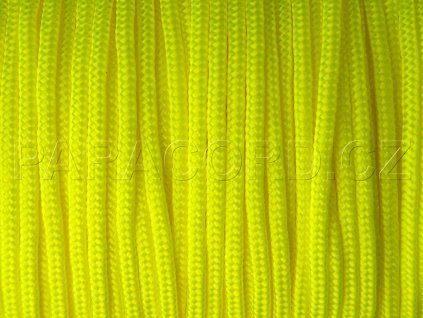 Paracord 100 - neon žlutá