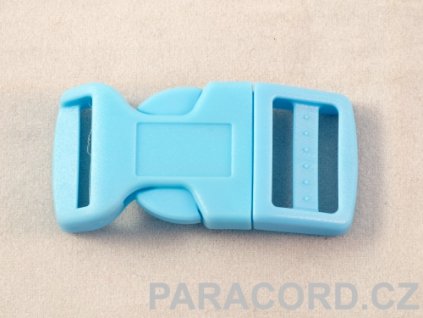 spona trojzubec - bledě modrá (20mm)