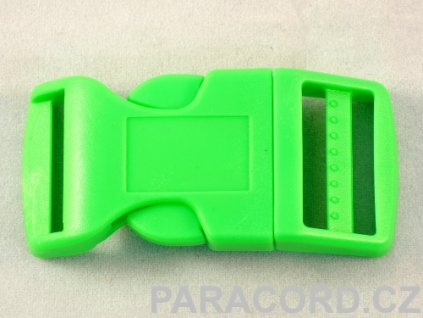 spona trojzubec - neon zelená (25mm)