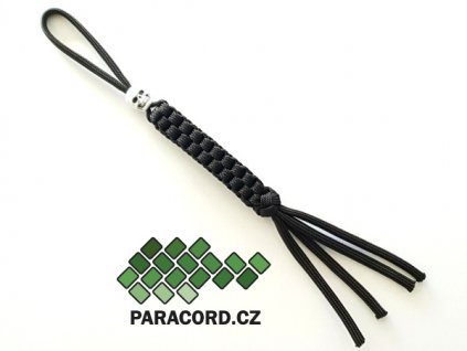 29769 paracord privesek na nuz black