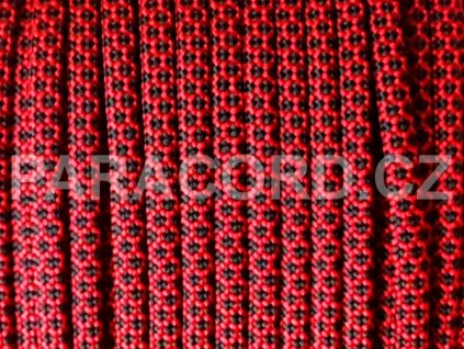 Paracord 550 - RED DIAMONDS REVERSED