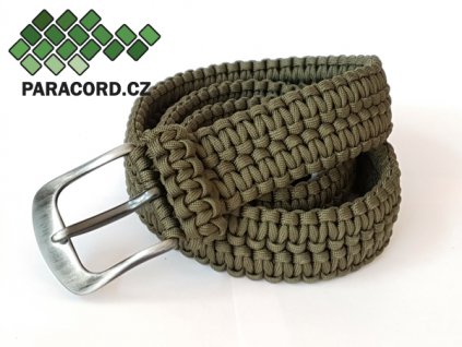 31008 paracord survival opasek oliv 120cm