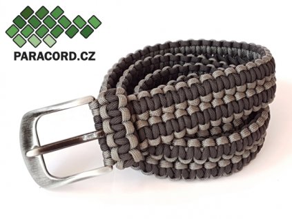 31014 paracord survival opasek cerna sedozelena 120cm