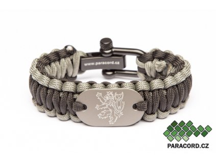 Survival paracord náramek ČR - lev (Velikost L/XL)