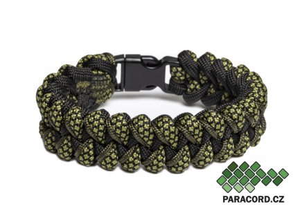 Survival paracord náramek CROCODILE (Velikost L)